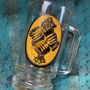Vintage Colonial Fire Marks beer mug 12oz